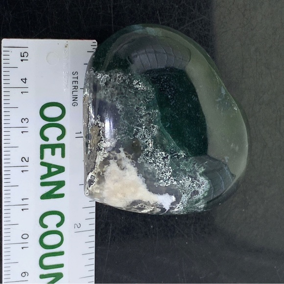 Genuine 451.00 Cts Tree Agate Healing Heart - Picture 5 of 17